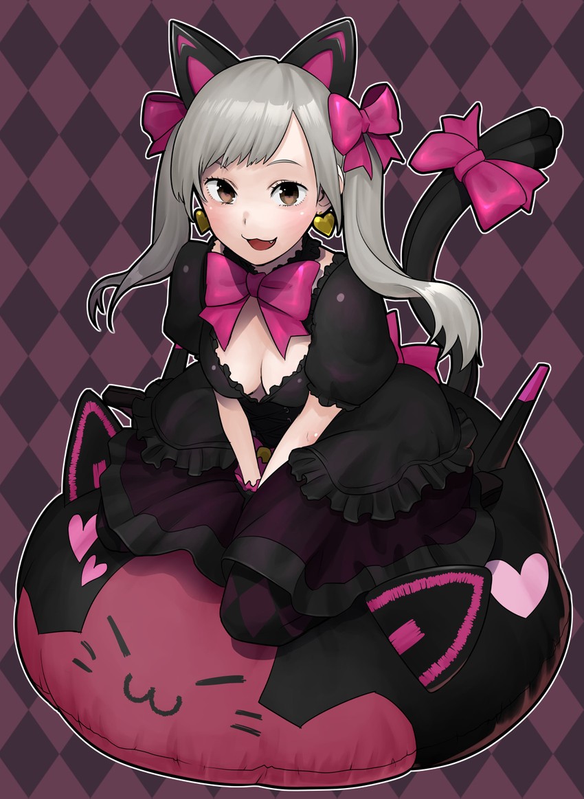 d.va and black cat d.va (overwatch and 1 more) drawn by kalua