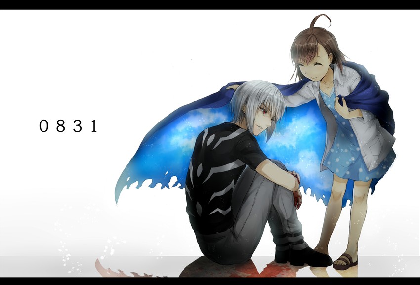 accelerator and last order (toaru majutsu no index) drawn by sakamuke