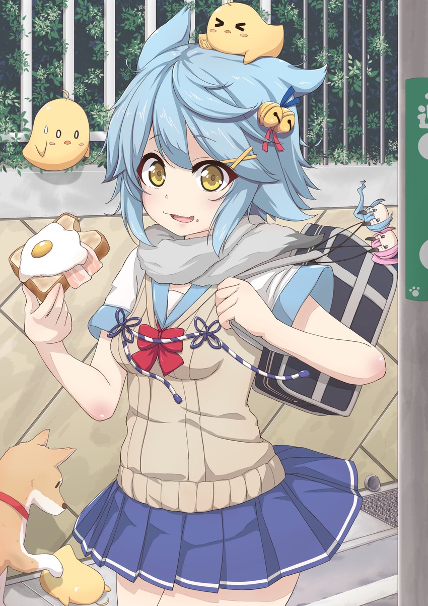manjuu, inazuma, ikazuchi, and fubuki (azur lane) drawn by yamataka