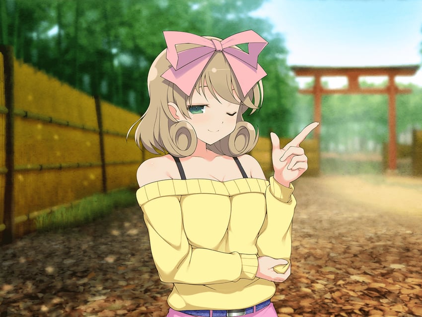 haruka (senran kagura and 2 more) drawn by yaegashi_nan