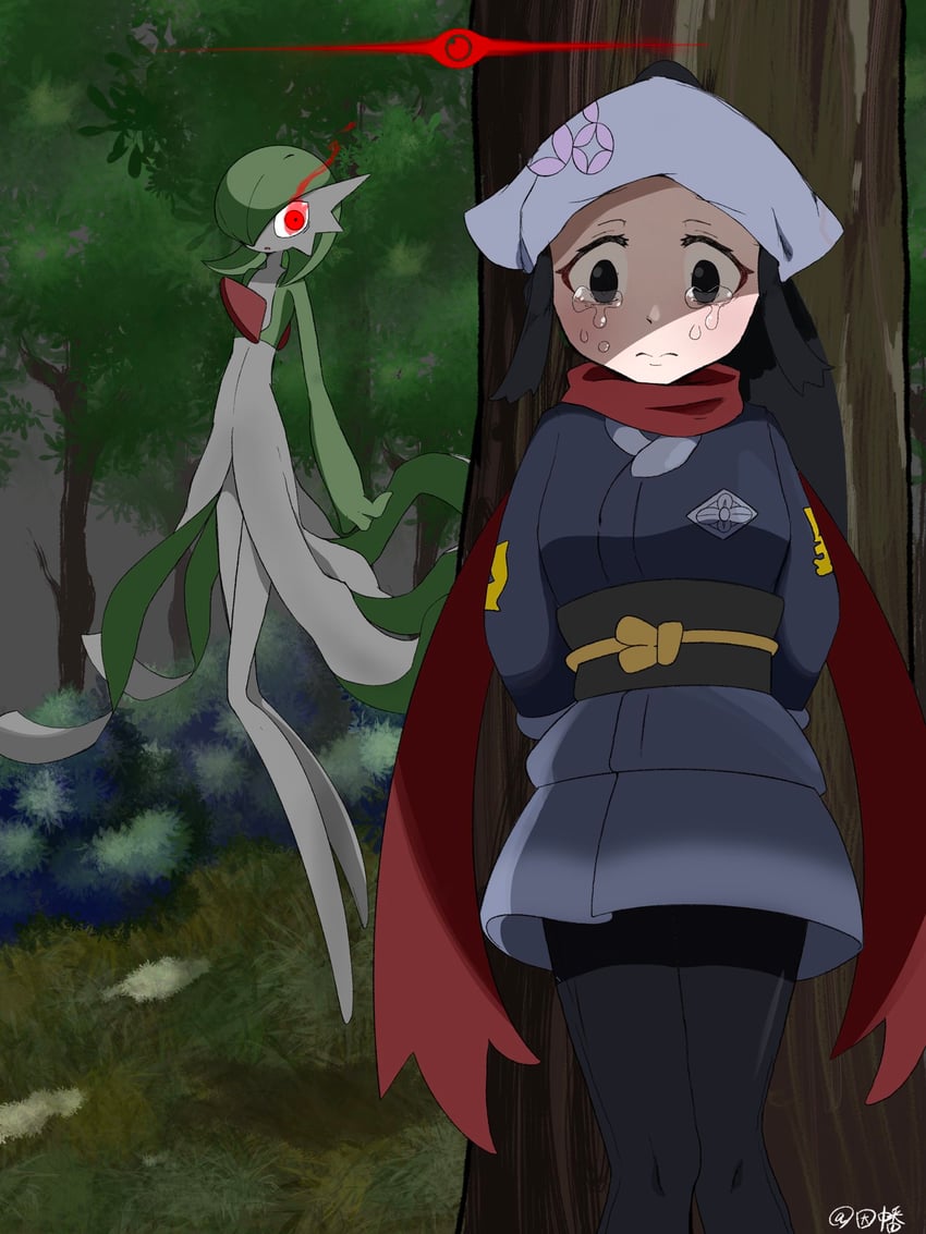 gardevoir and akari (pokemon and 1 more) drawn by inb795