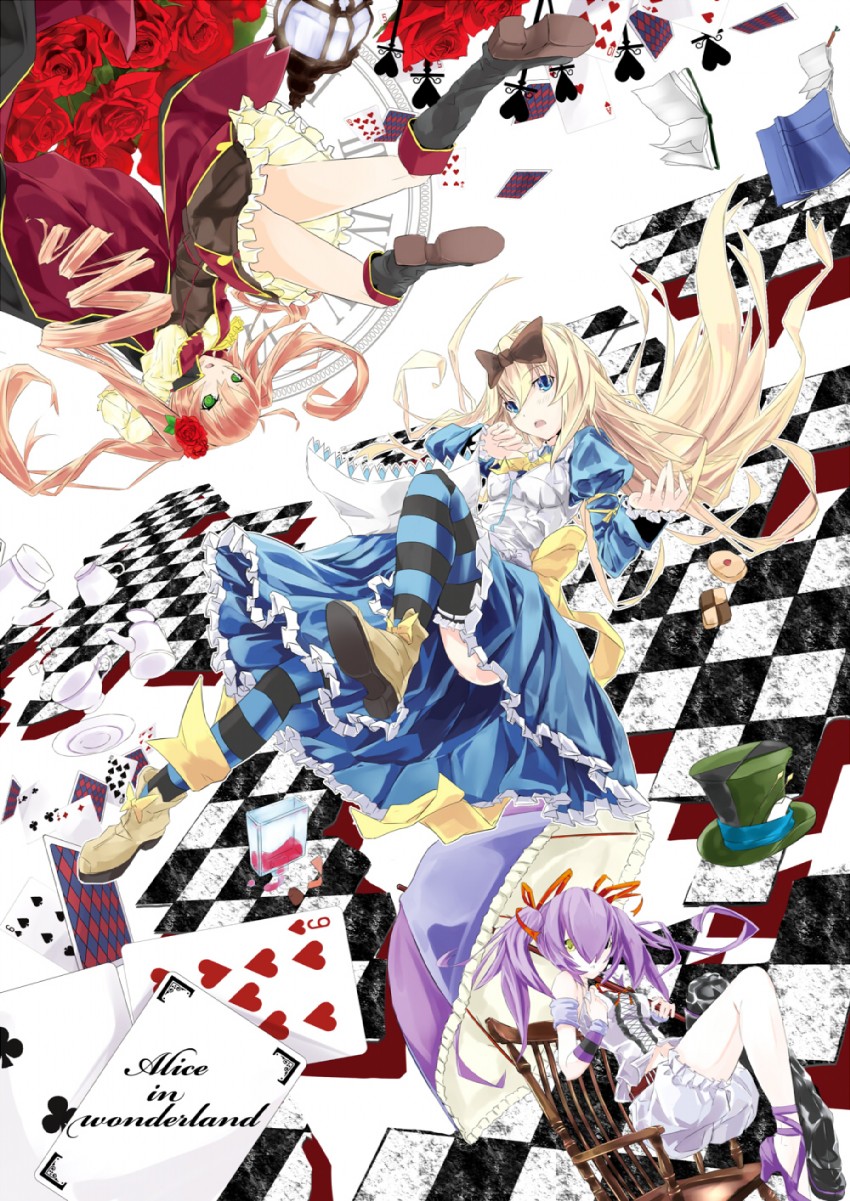 alice (alice's adventures in wonderland) drawn by takanashi_kei_(hitsujikan)