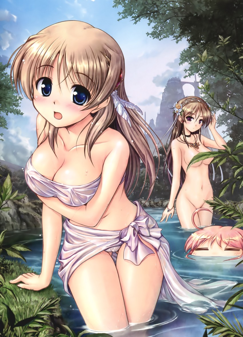 eustia astraea, eris floraria, and fione silvaria (aiyoku no eustia) drawn by bekkankou