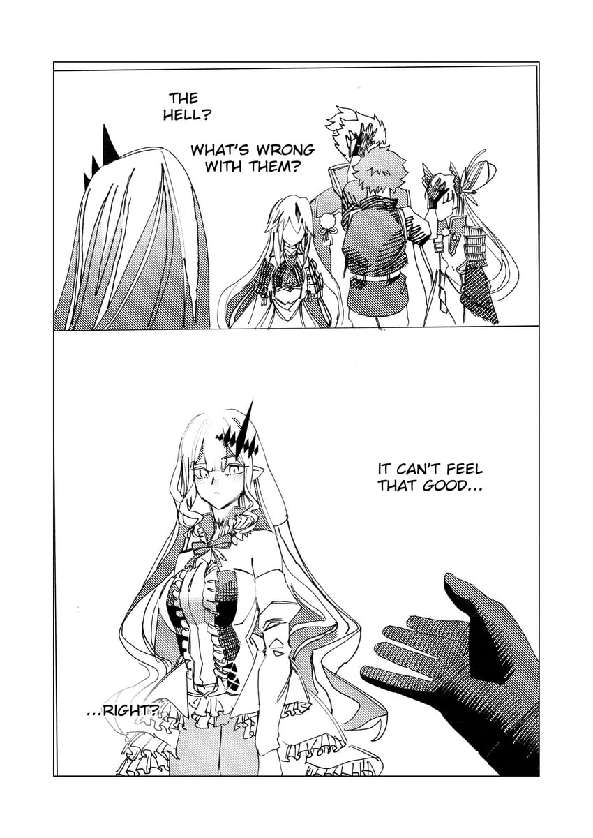 fujimaru ritsuka, baobhan sith, ushiwakamaru, nagao kagetora, and mori nagayoshi (fate and 1 more) drawn by obazzotto