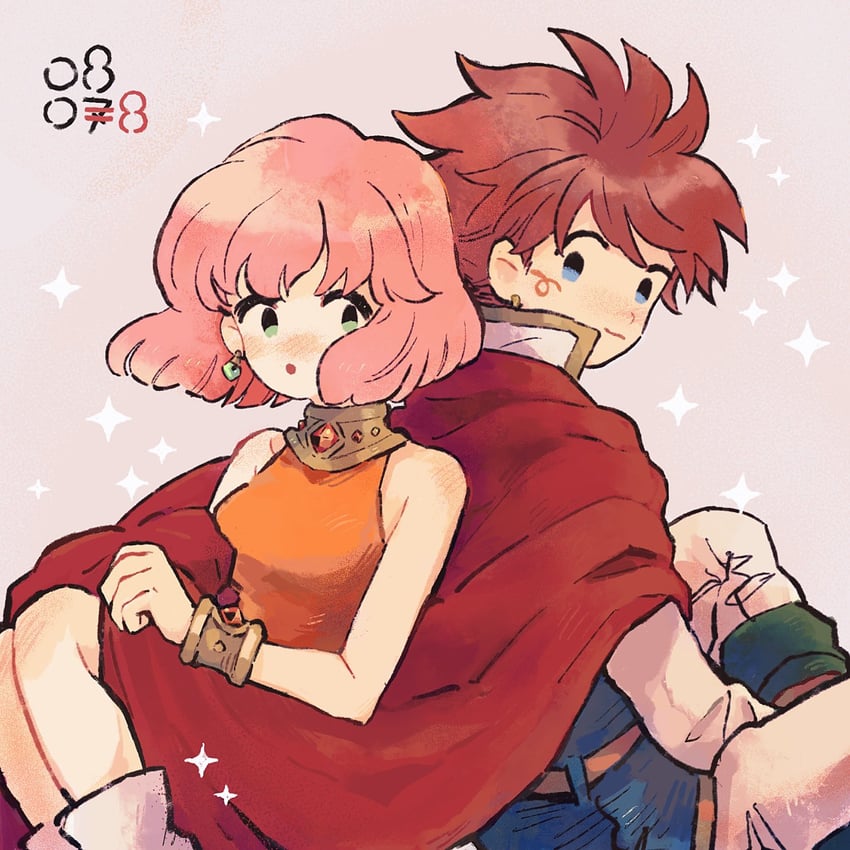 lenna charlotte tycoon and bartz klauser (final fantasy and 1 more) drawn by nobu_(25mark)