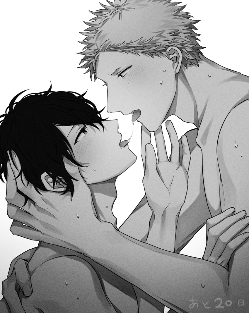 murata ugetsu and kaji akihiko (given) drawn by pinoli_(pinoli66)