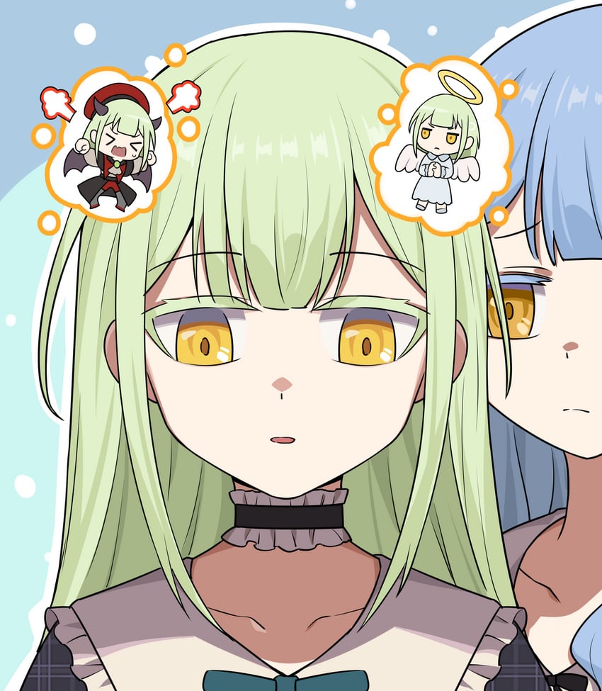 togawa sakiko, wakaba mutsumi, and mortis (bang dream! and 1 more) drawn by yzj21333