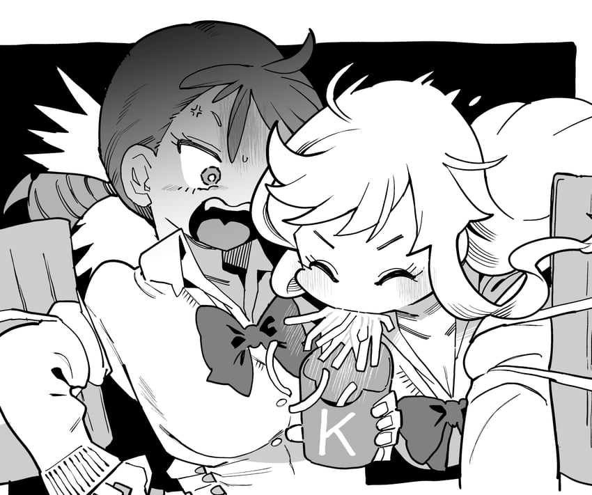 ohtsuki yui and hojo karen (idolmaster and 1 more) drawn by niku-name