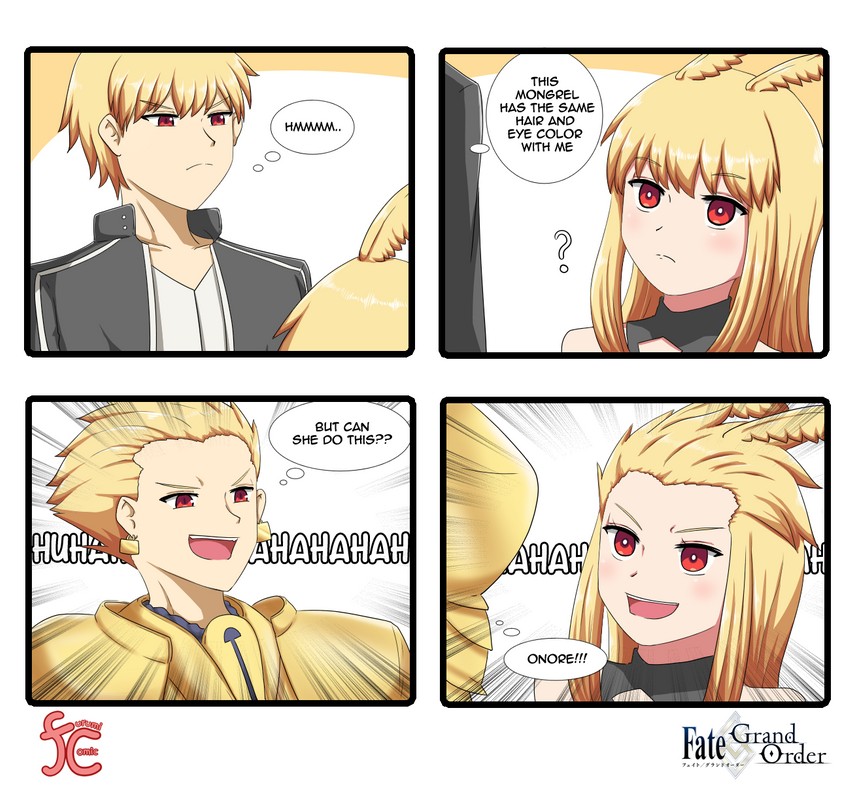 gilgamesh, valkyrie, and thrud (fate and 1 more) drawn by keita_naruzawa