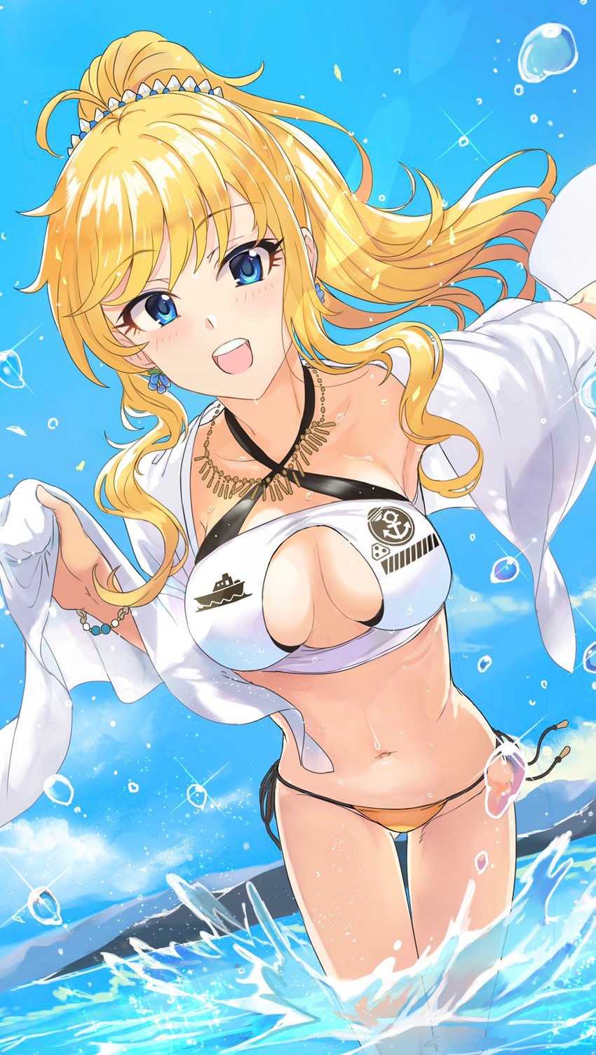 ohtsuki yui (idolmaster and 1 more) drawn by ashita_(2010)
