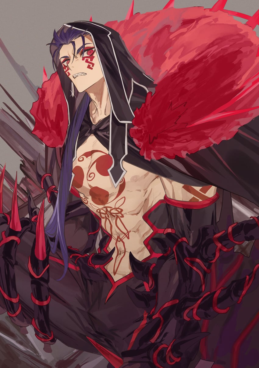 cu chulainn and cu chulainn alter (fate and 1 more) drawn by yoro_(dddd_od)