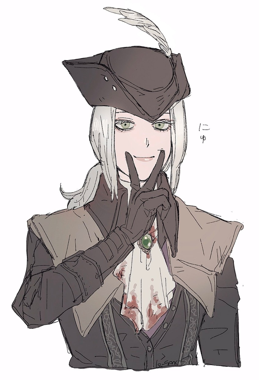lady maria of the astral clocktower (bloodborne) drawn by lfoudon