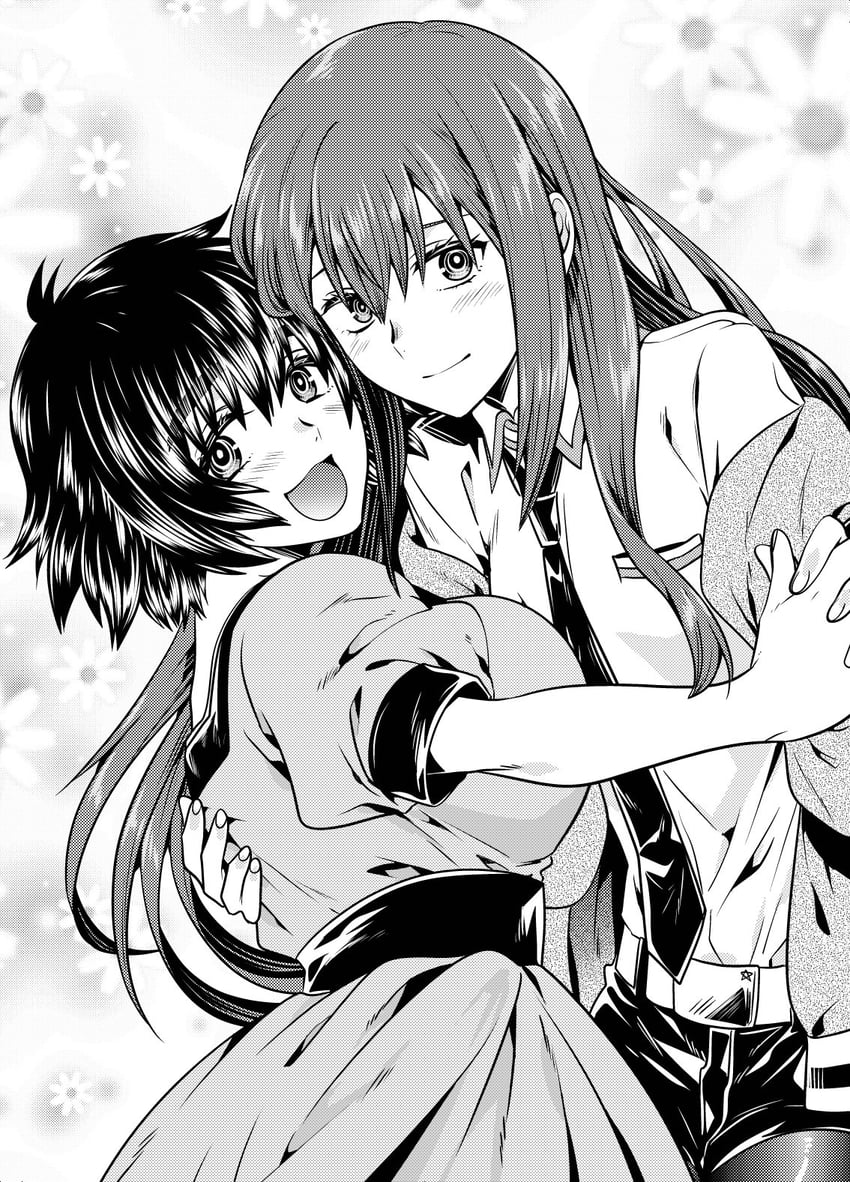 makise kurisu and shiina mayuri (science adventure and 1 more) drawn by ikuhashi_muiko