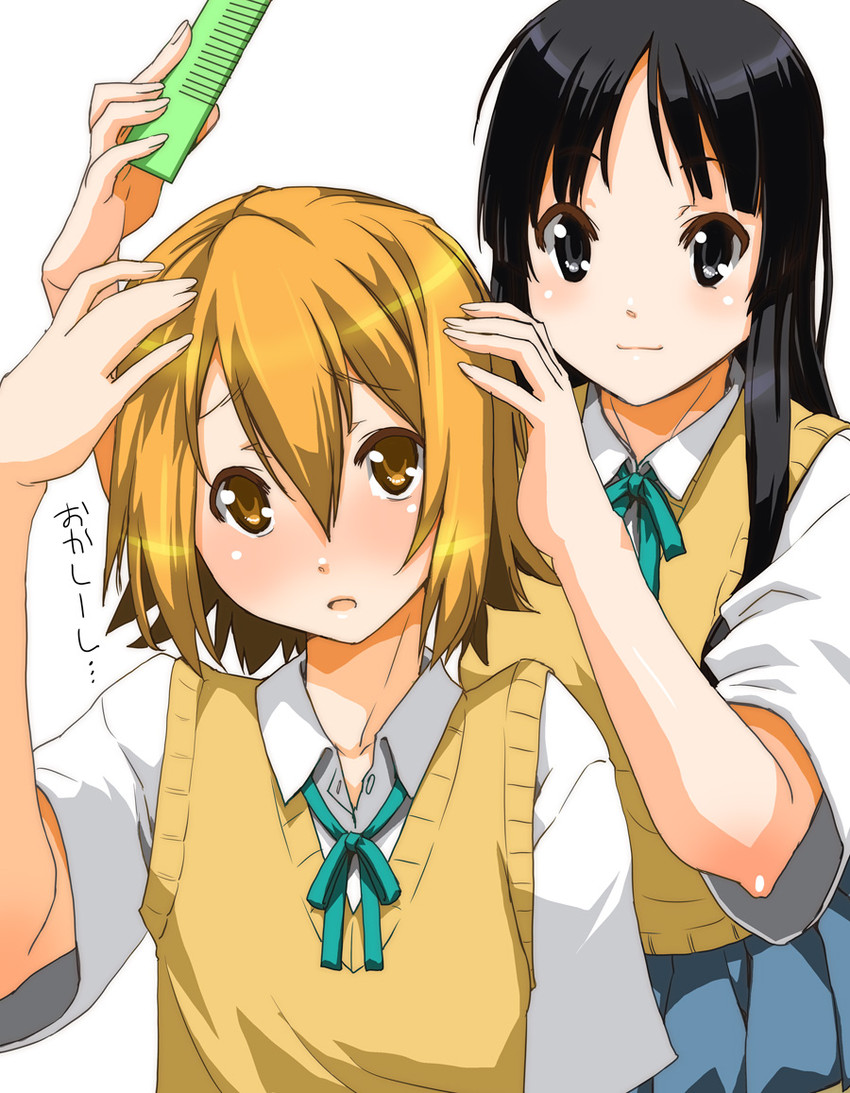 akiyama mio and tainaka ritsu (k-on!) drawn by shinama