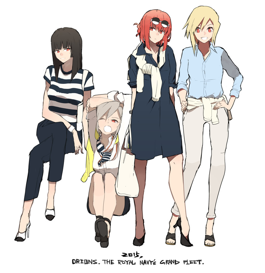 hms orion, hms thunderer, hms monarch, and hms conqueror (original and 1 more) drawn by siirakannu