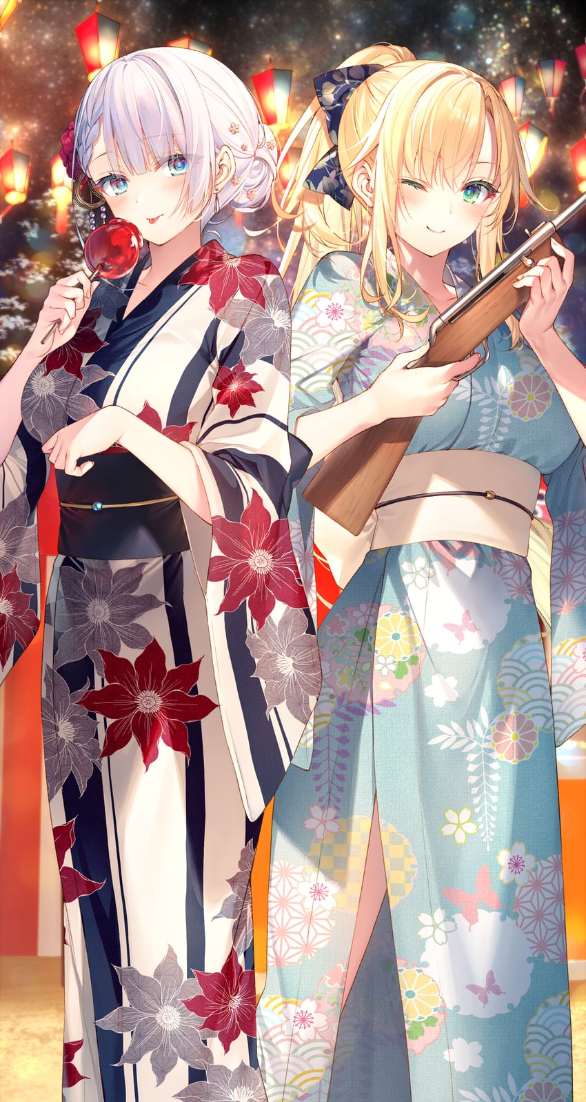 riselia ray crystalia and regina mercedes (seiken gakuin no maken tsukai) drawn by toosaka_asagi