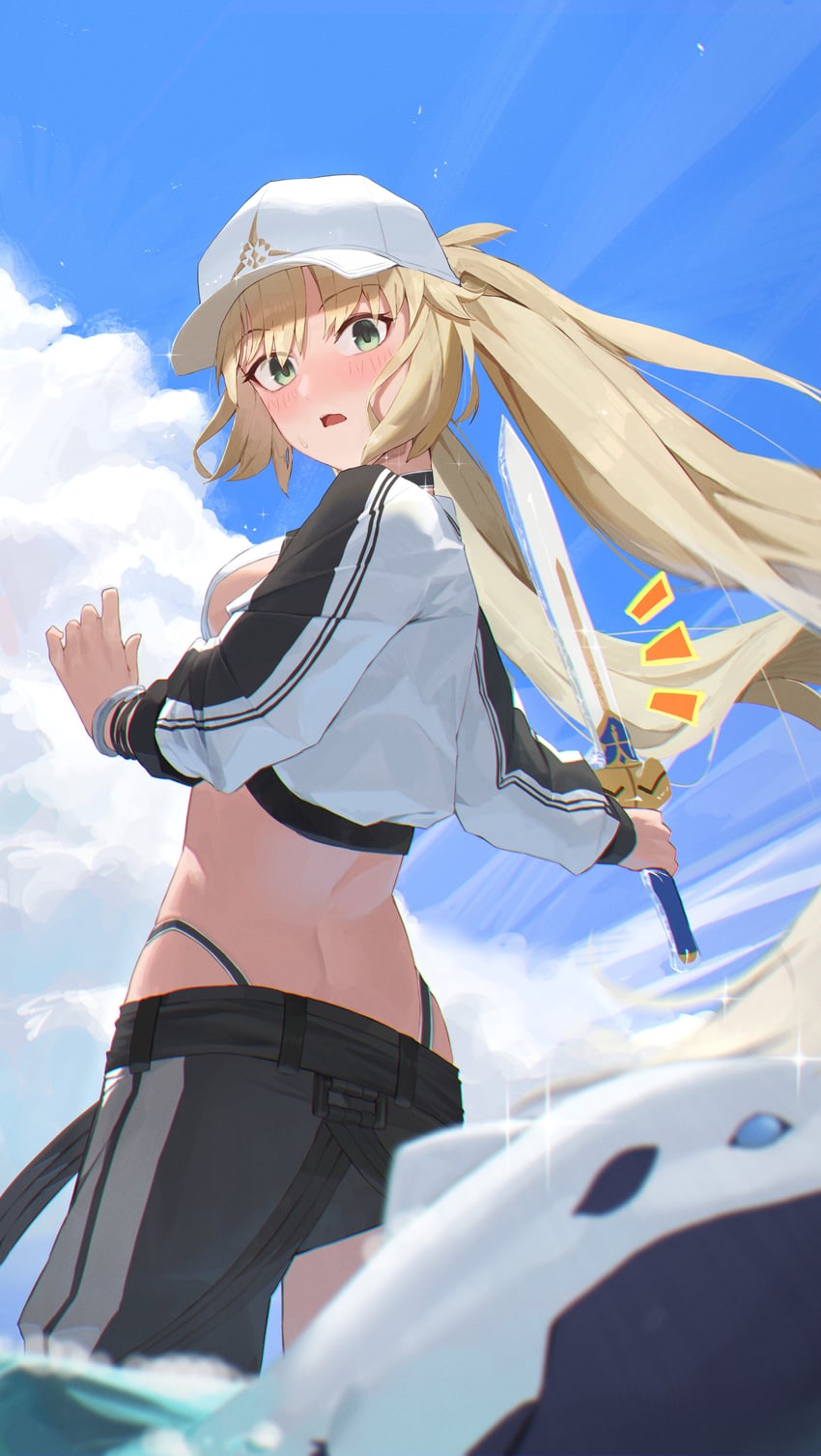 artoria pendragon and artoria caster (fate and 1 more) drawn by hai_chao_li
