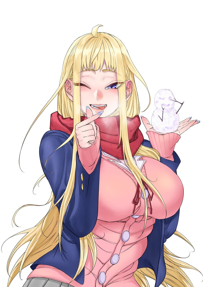 fuyuki minami (dosanko gal wa namaramenkoi) drawn by ikada_kai