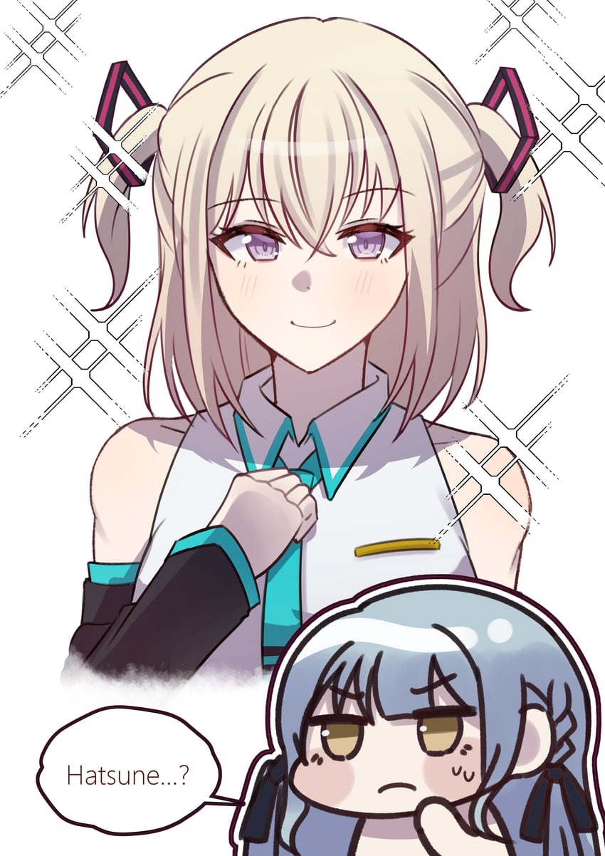 hatsune miku, togawa sakiko, and misumi uika (vocaloid and 2 more) drawn by soggyuzuki