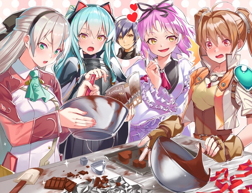 renne, estelle bright, tio plato, elie macdowell, and joshua bright (eiyuu densetsu and 3 more) drawn by hachiroku_(hatirokusann86)