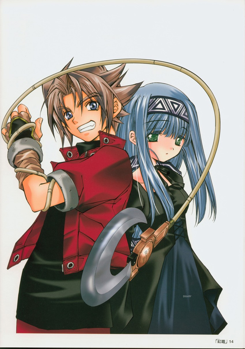 reverie metherlence and coud van giruet (elemental gelade) drawn by azuma_mayumi