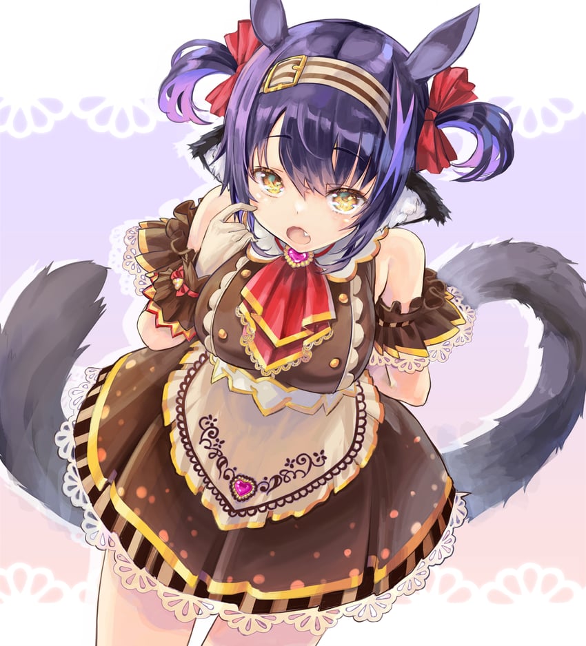 mihono bourbon and kuroike momimi (umamusume) drawn by kiyama_satoshi