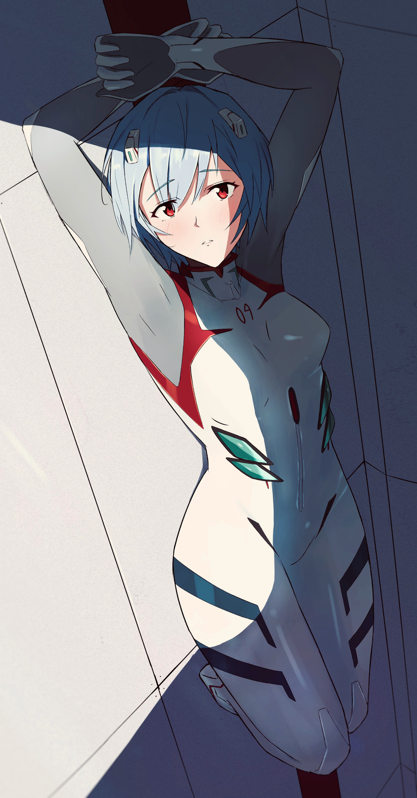 ayanami rei (neon genesis evangelion and 2 more) drawn by yakisobaosu