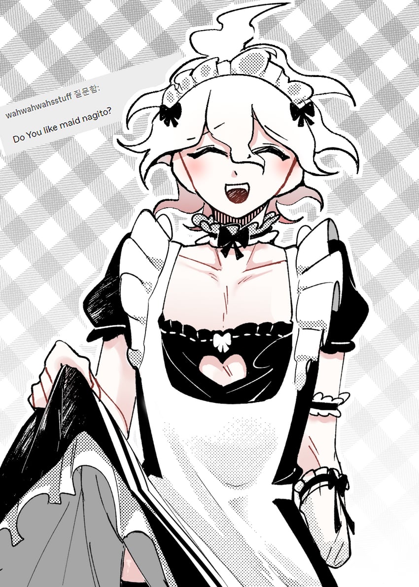 komaeda nagito (danganronpa and 1 more) drawn by seumol_sx