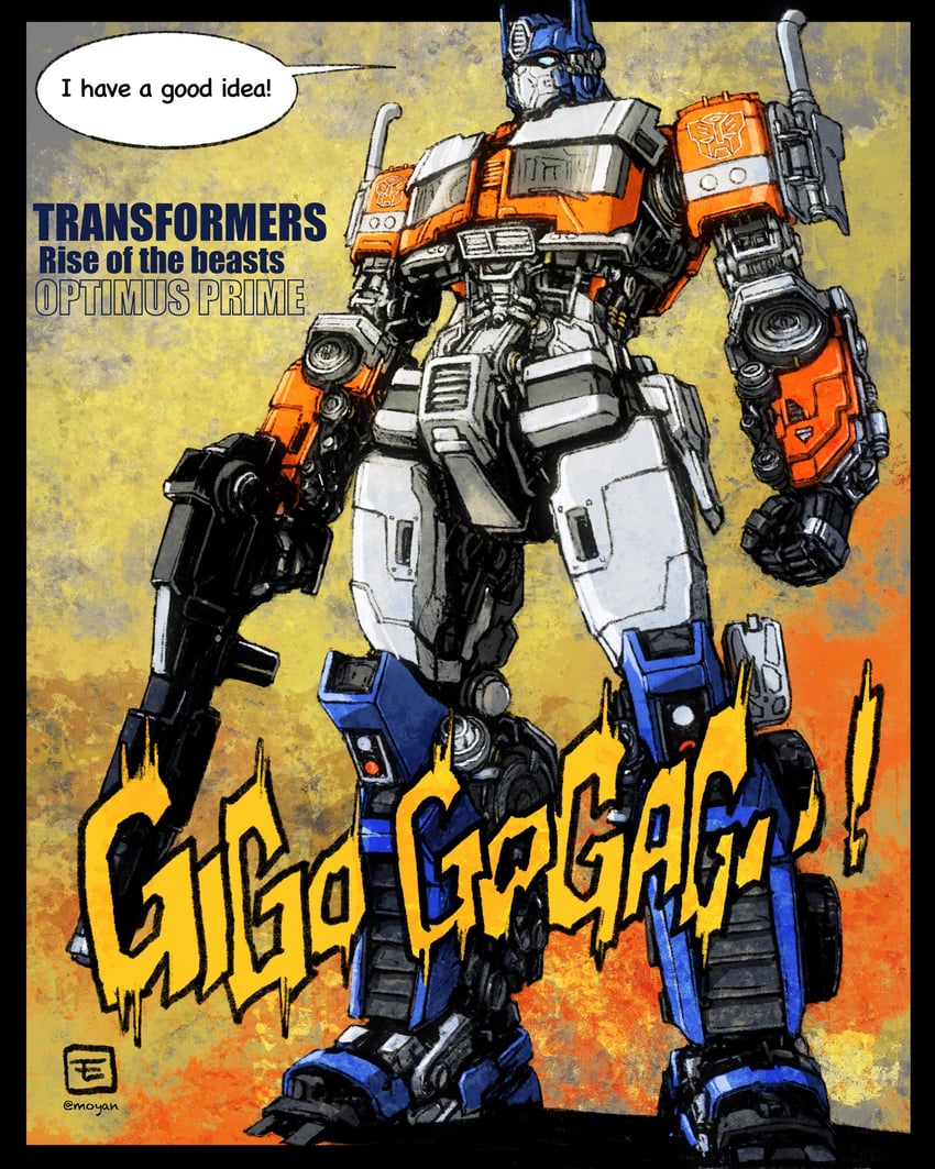 optimus prime (transformers and 1 more) drawn by moyan