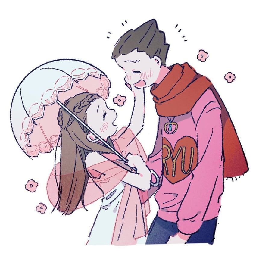 phoenix wright and iris (ace attorney and 1 more) drawn by hazime