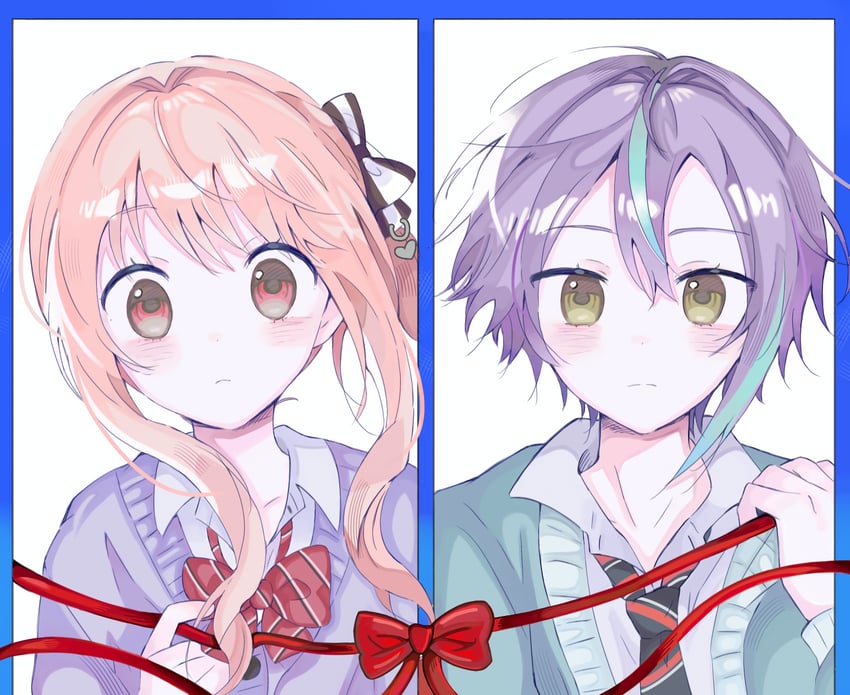akiyama mizuki and kamishiro rui (project sekai) drawn by user_fera2437