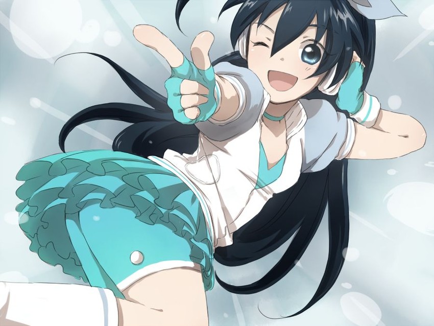 ganaha hibiki (idolmaster and 1 more) drawn by tkns