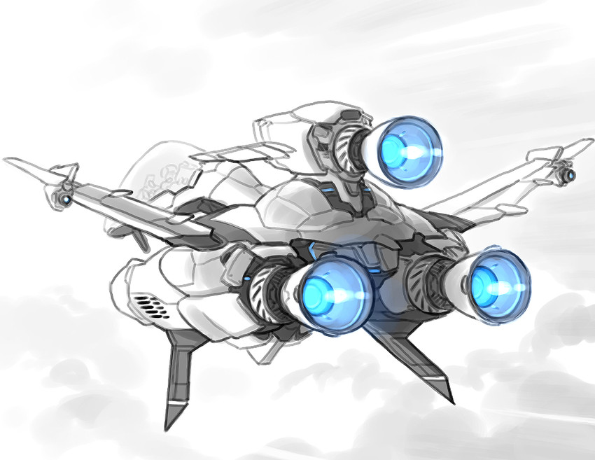 r-9a arrowhead (r-type and 1 more) drawn by crybringer