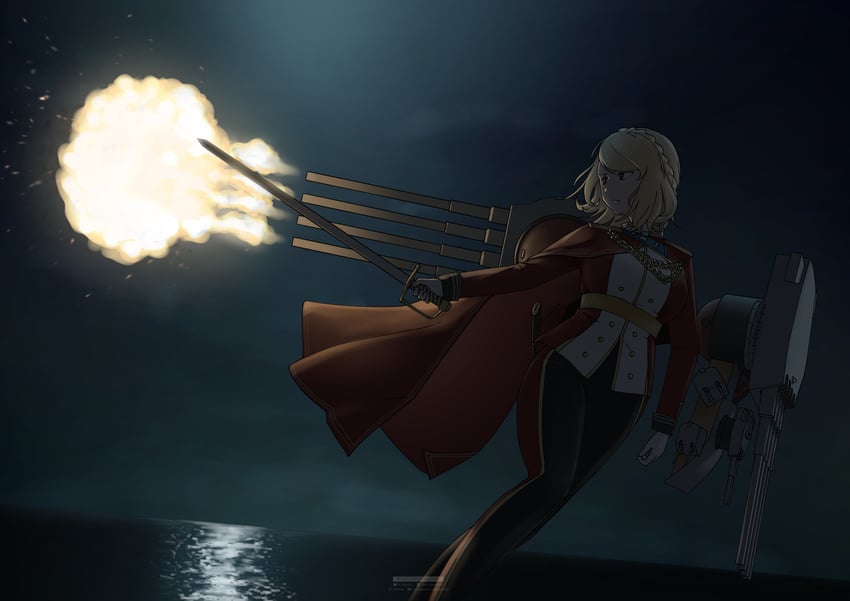 prince of wales (azur lane) drawn by ryan_greythorn