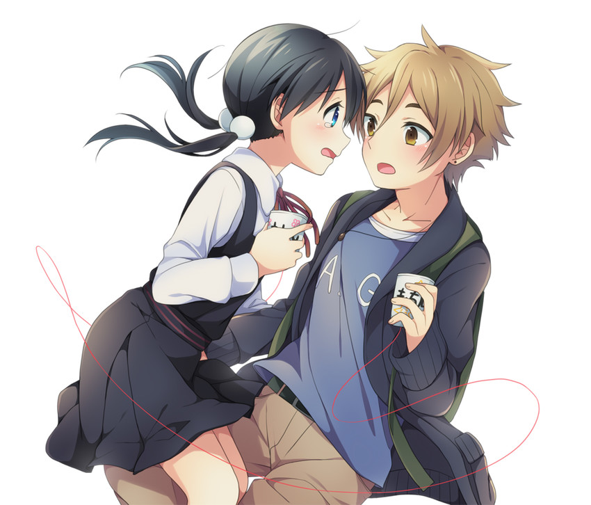 kitashirakawa tamako and ooji mochizou (tamako market and 1 more) drawn by soranagi