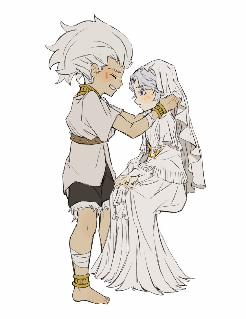 dark sun gwyndolin and nameless king (dark souls and 1 more) drawn by zunkome