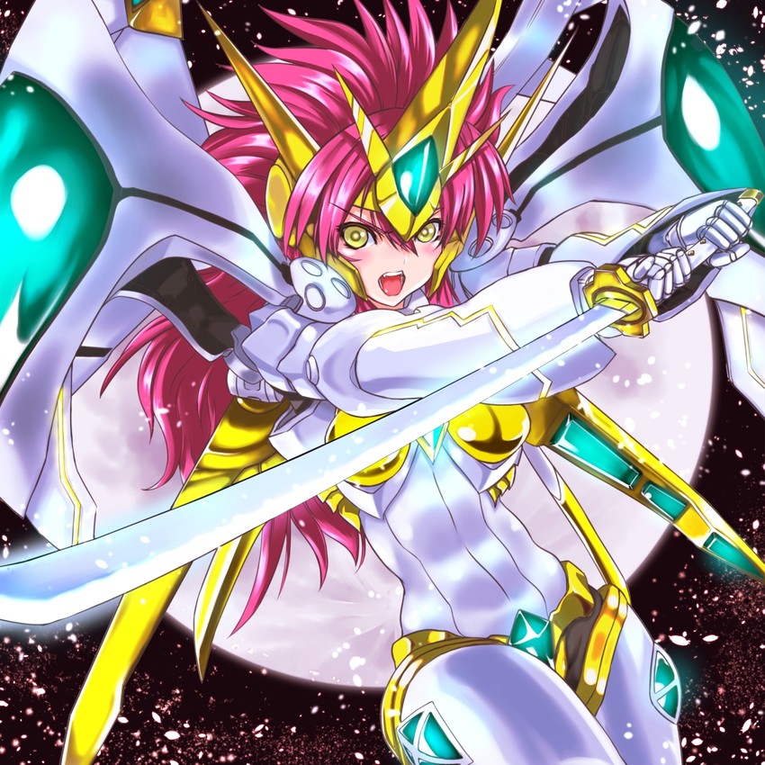 valsione r (super robot wars and 1 more) drawn by puspus