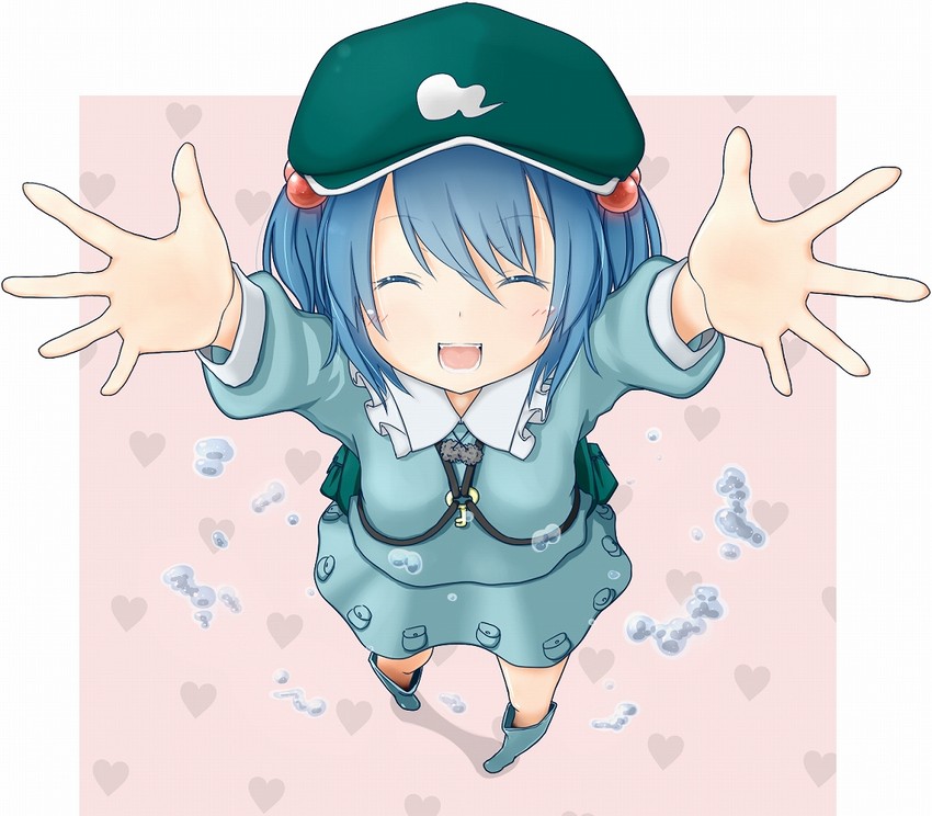 kawashiro nitori (touhou) drawn by takaha_(haiburijji)