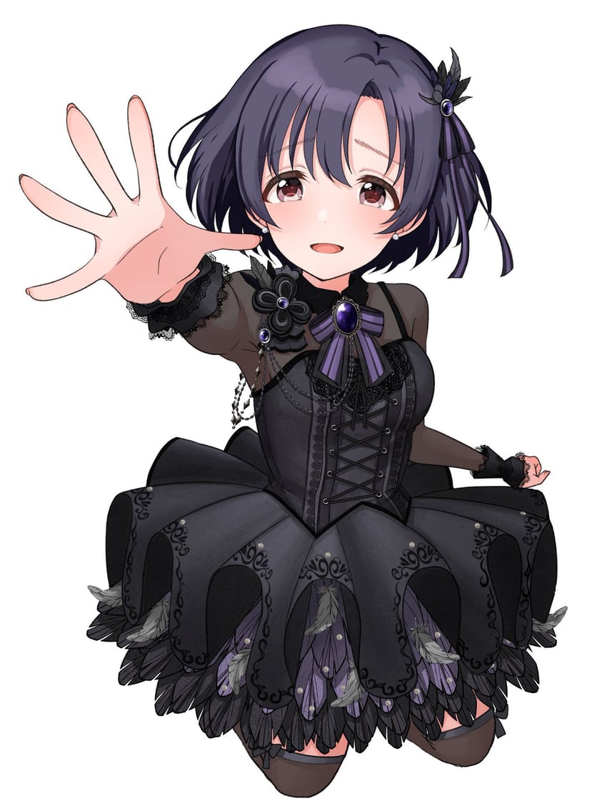 shiragiku hotaru (idolmaster and 2 more) drawn by mariabowl