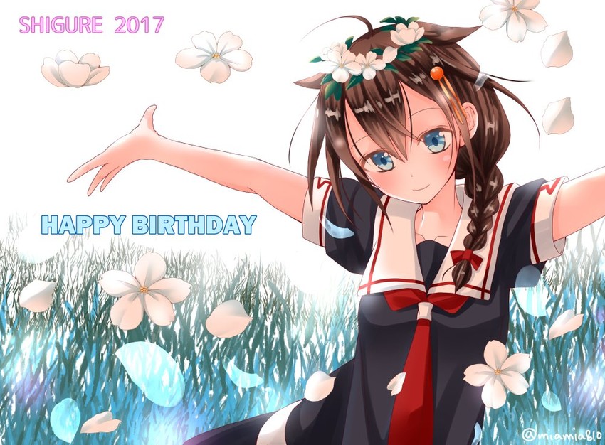 shigure and shigure kai ni (kantai collection) drawn by ishida_mia