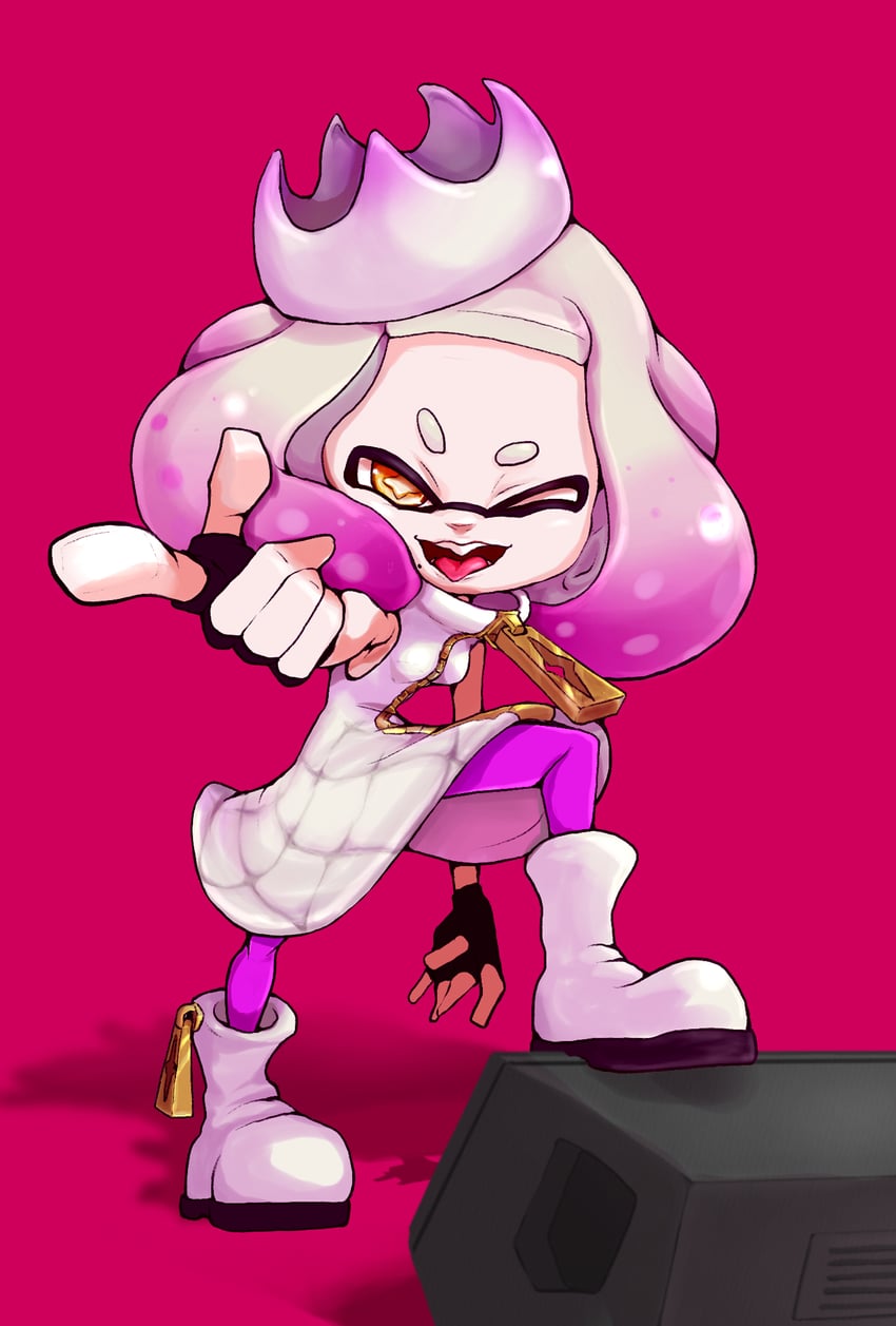 pearl (splatoon and 1 more) drawn by hitsuji_(pixiv2228990)