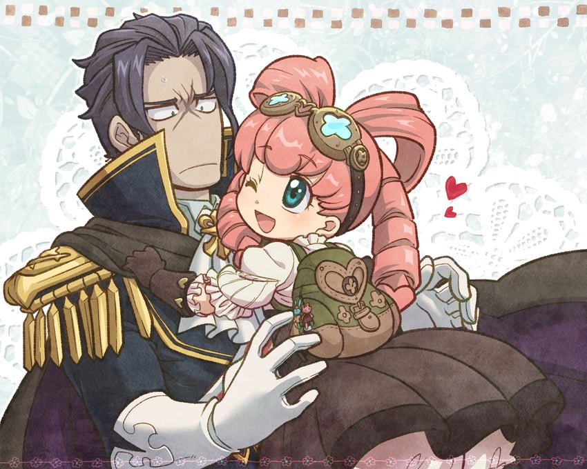 barok van zieks and iris wilson (ace attorney and 1 more) drawn by hizuki_(hiduki6121)