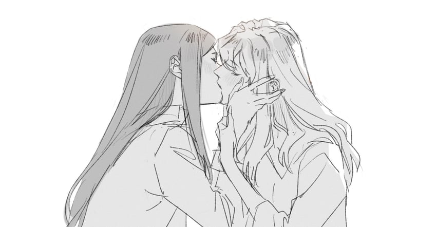 kuga natsuki and fujino shizuru (my-hime) drawn by guri_gom