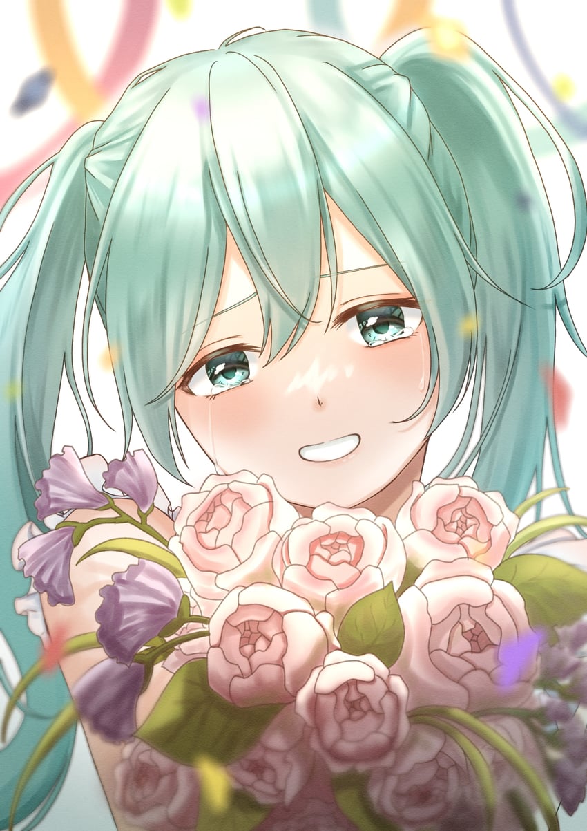 hatsune miku (vocaloid and 1 more) drawn by naoda_n_go