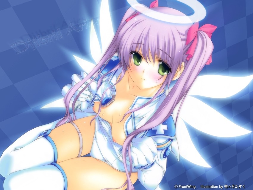 jinno hikari and djibril aries (makai tenshi djibril and 1 more) drawn by iizuki_tasuku