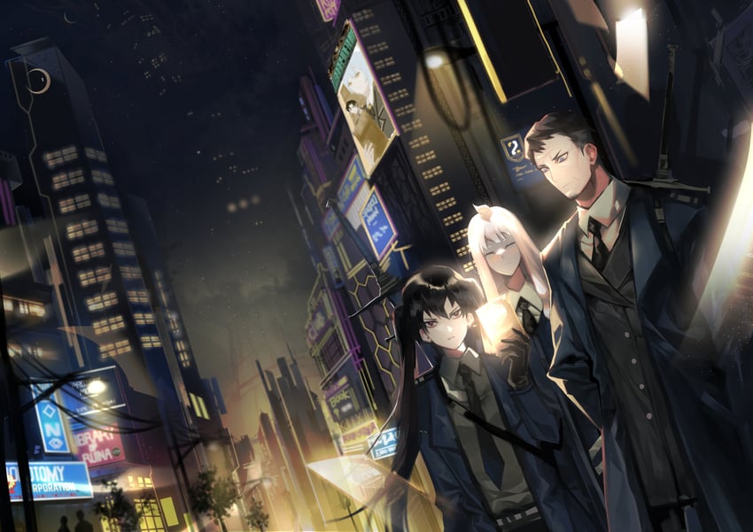 angela, roland, isadora, julia, and walter (project moon and 2 more) drawn by sanc_cm