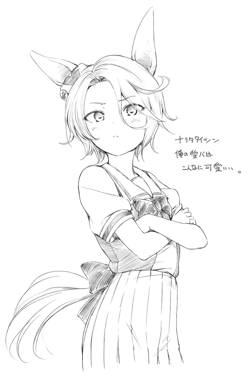 narita taishin (umamusume and 1 more) drawn by hamao