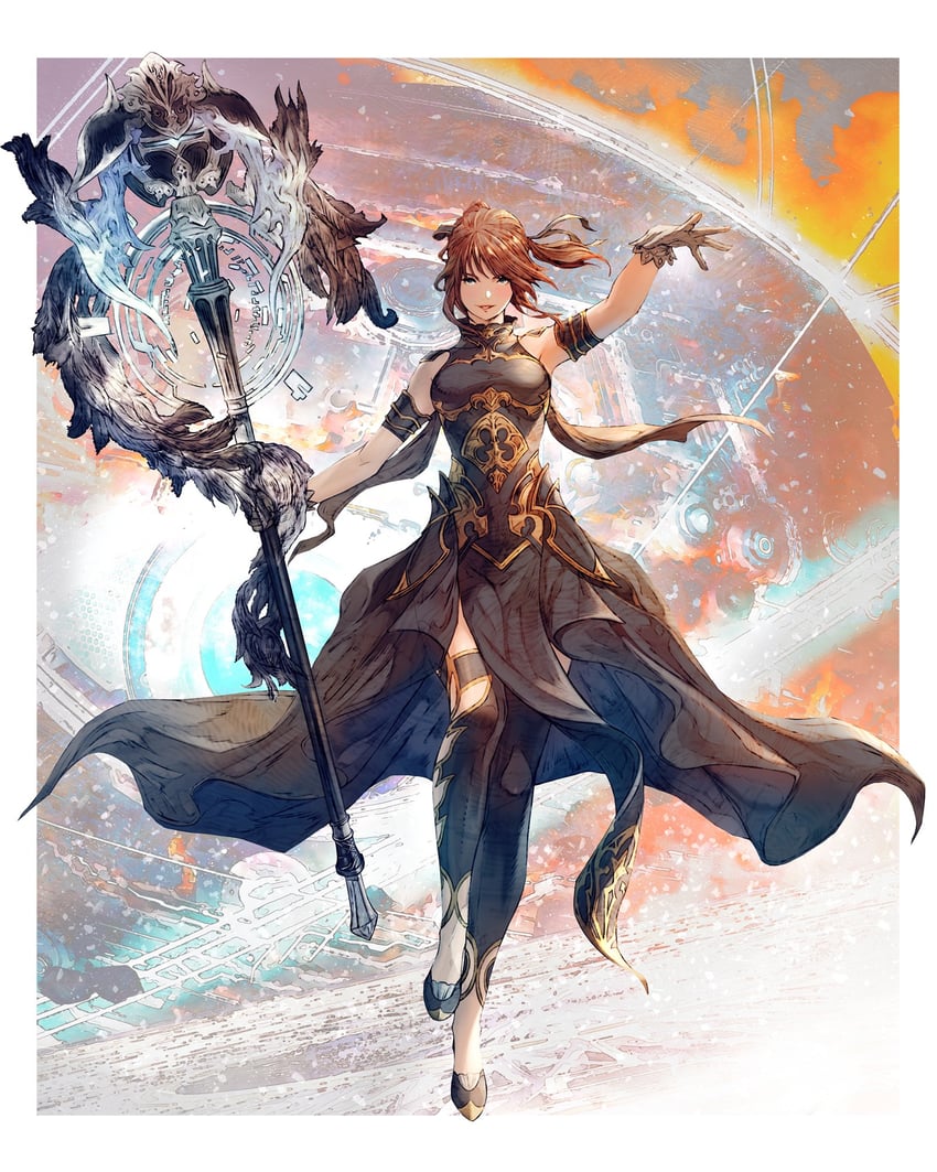 warrior of light (final fantasy and 1 more) drawn by shukei