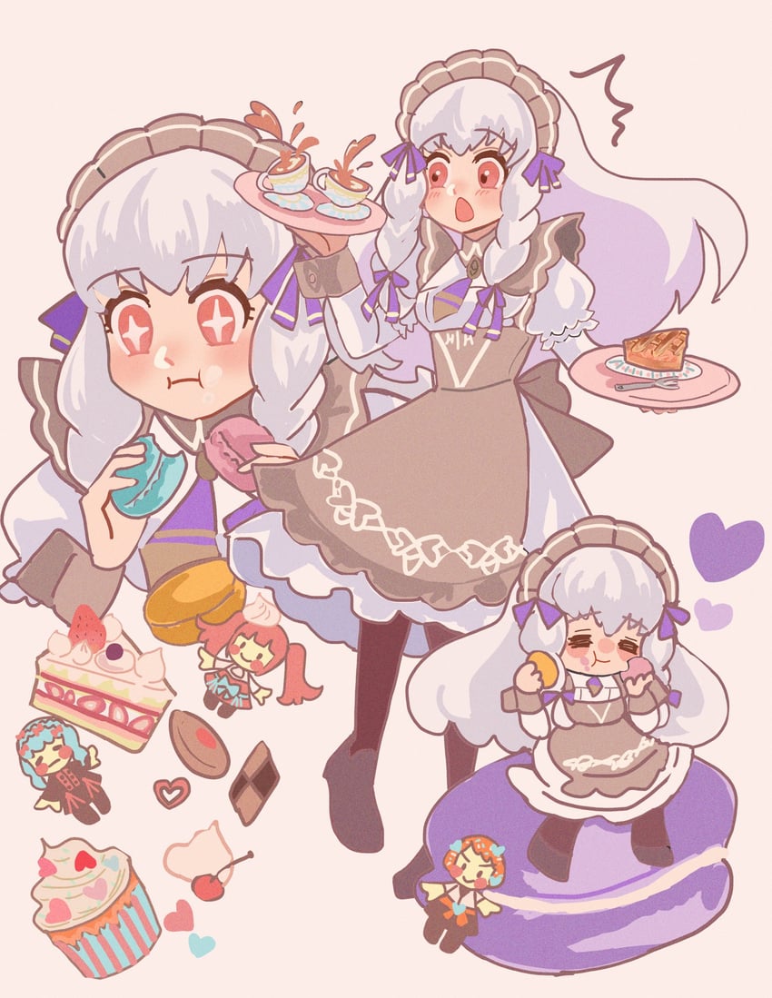 hilda valentine goneril, lysithea von ordelia, marianne von edmund, and leonie pinelli (fire emblem and 2 more) drawn by chimney_(chimney0311)