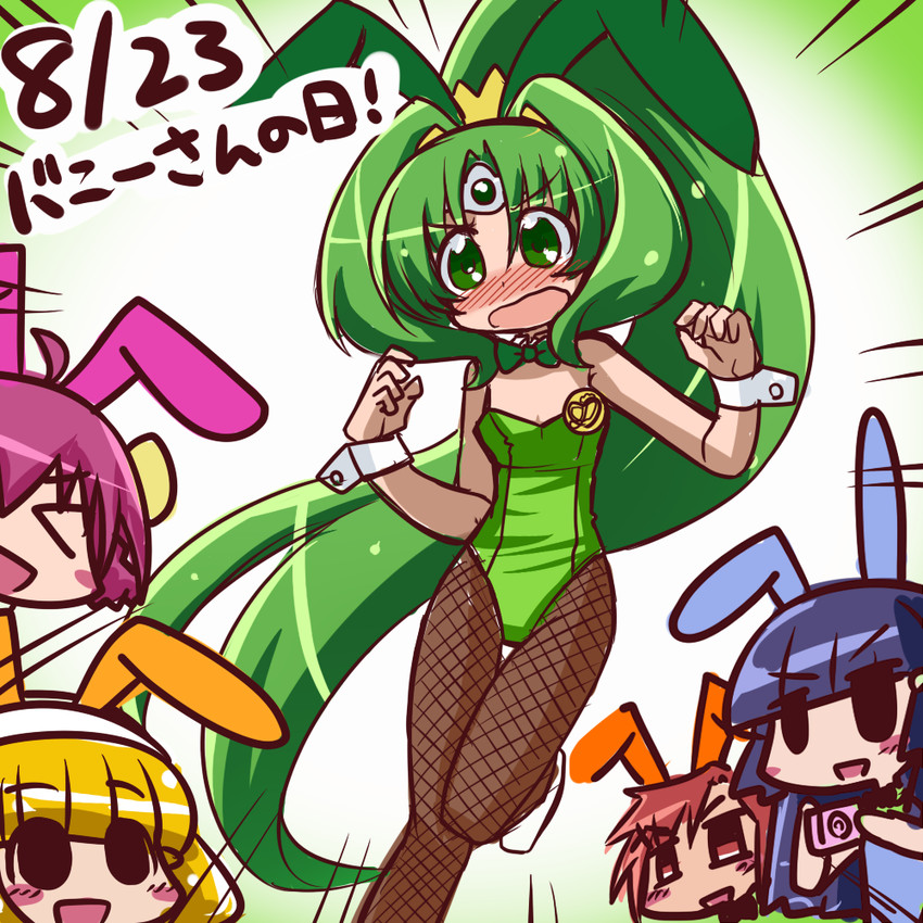 midorikawa nao, kise yayoi, aoki reika, hino akane, hoshizora miyuki, and 1 more (precure and 1 more) drawn by ikkyuu